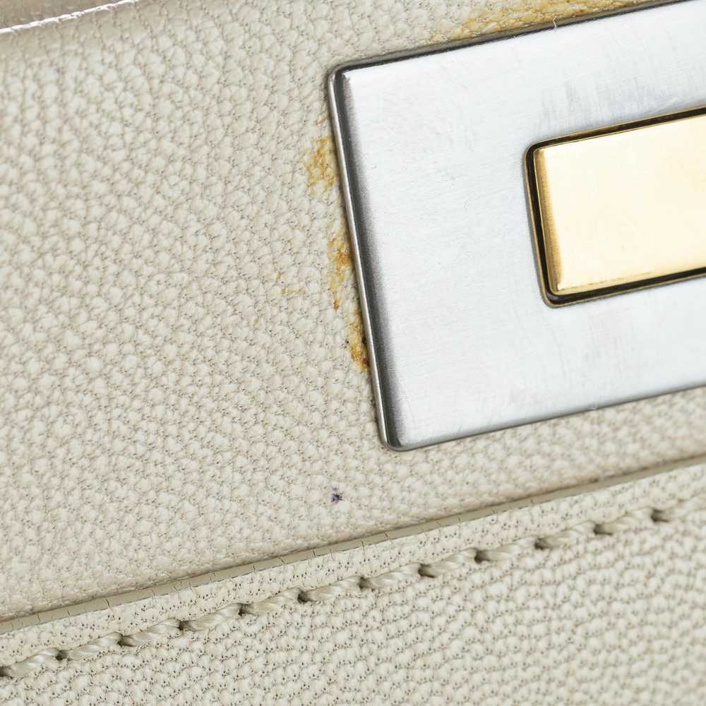 Product Details Fendi White Large Leather Peekabo… - image 6