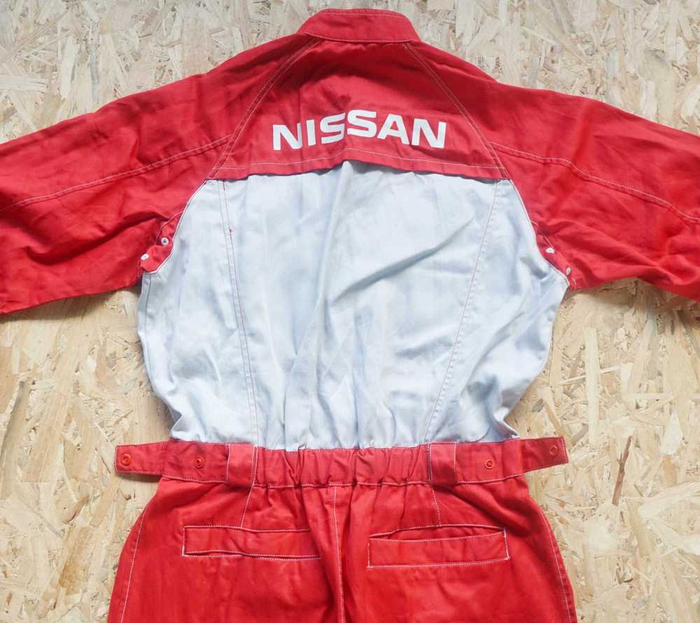 Japanese Brand - NISSAN Spell Out Coverall - image 3