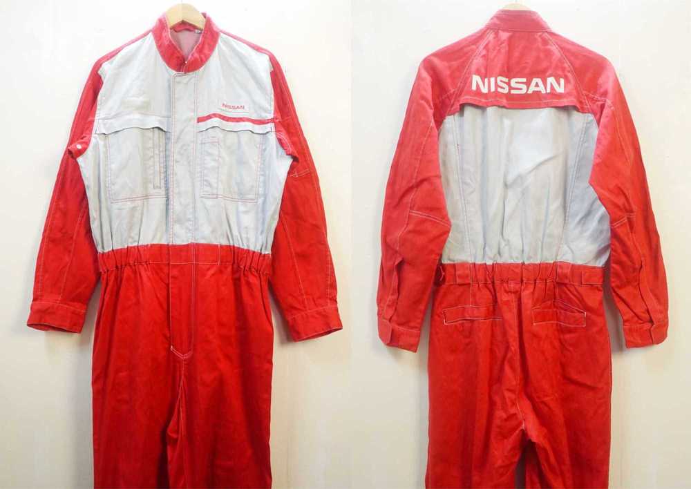 Japanese Brand - NISSAN Spell Out Coverall - image 4