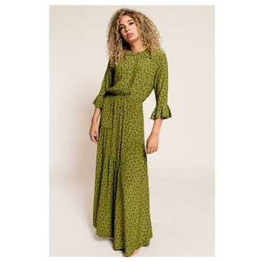 LACAUSA Jade Maxi Dress in Moss
