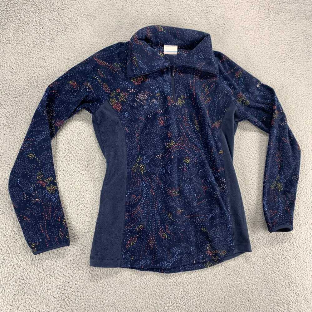 Vintage Columbia Fleece Sweater Womens Blue Mediu… - image 2