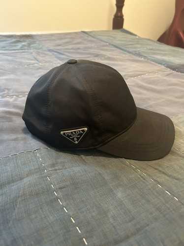 Black Nylon Prada Hat Snapback
