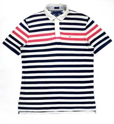 RARE! TOMMY HILFIGER BRAND COLORWAY STRIPES POLO … - image 1