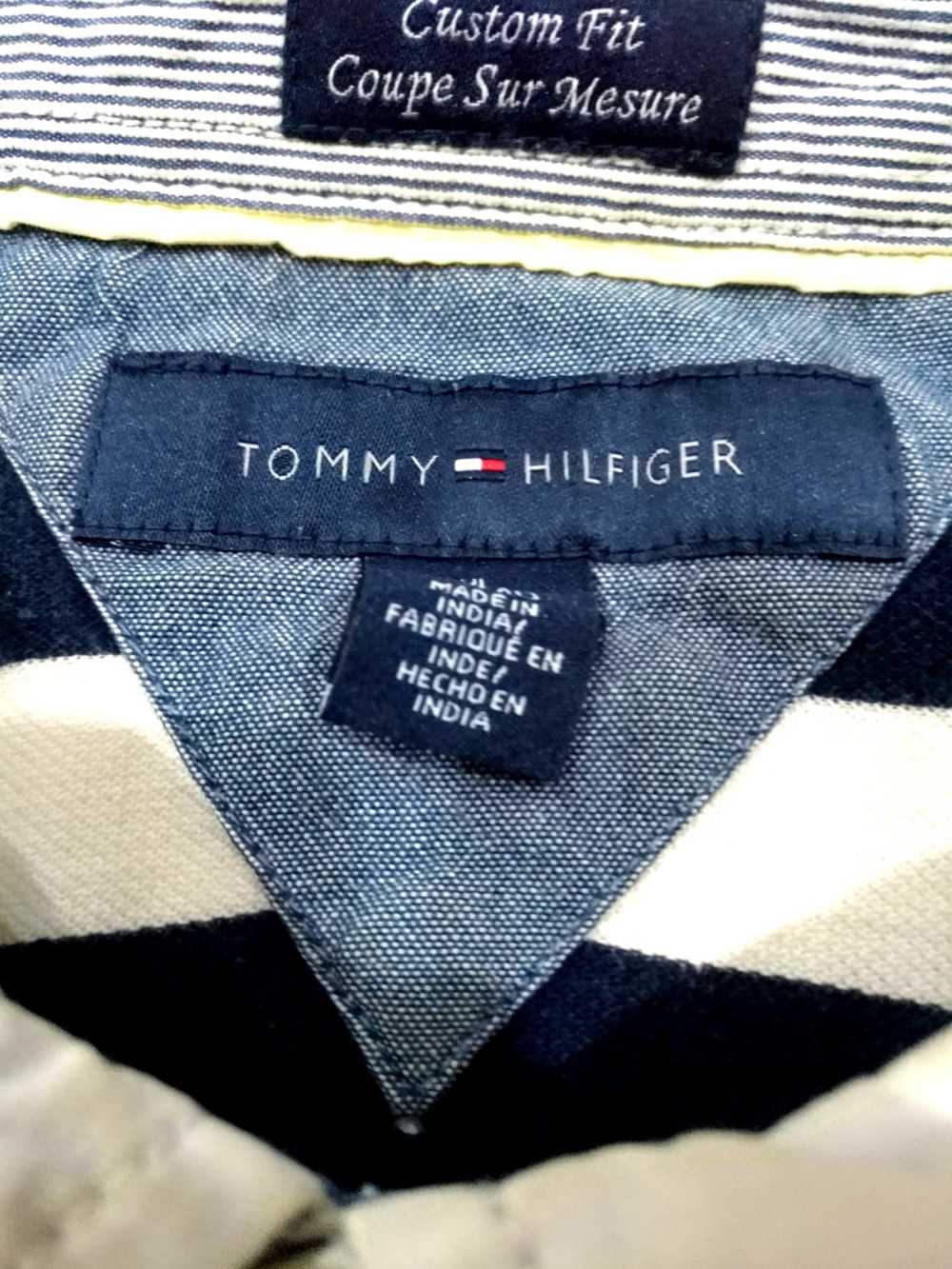 RARE! TOMMY HILFIGER BRAND COLORWAY STRIPES POLO … - image 3