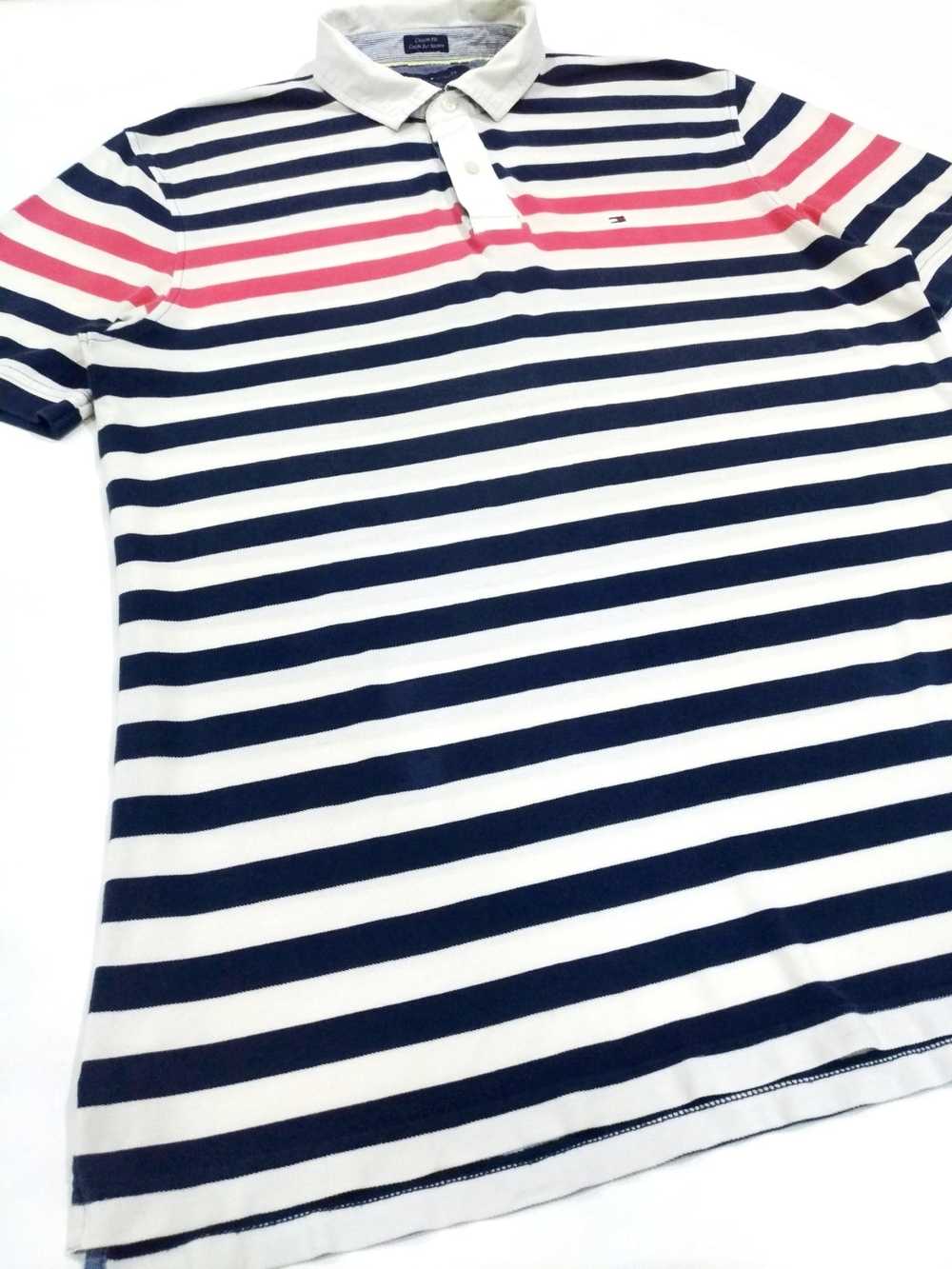 RARE! TOMMY HILFIGER BRAND COLORWAY STRIPES POLO … - image 6