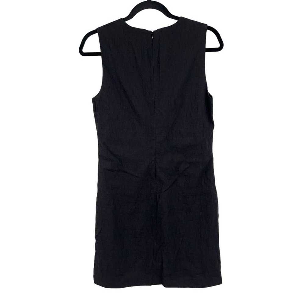 Theory Womens size 6 dress black sleeveless shift - image 3