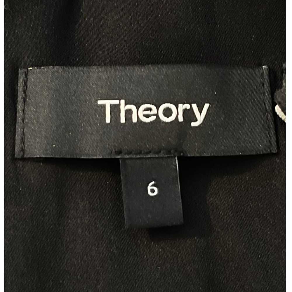 Theory Womens size 6 dress black sleeveless shift - image 4