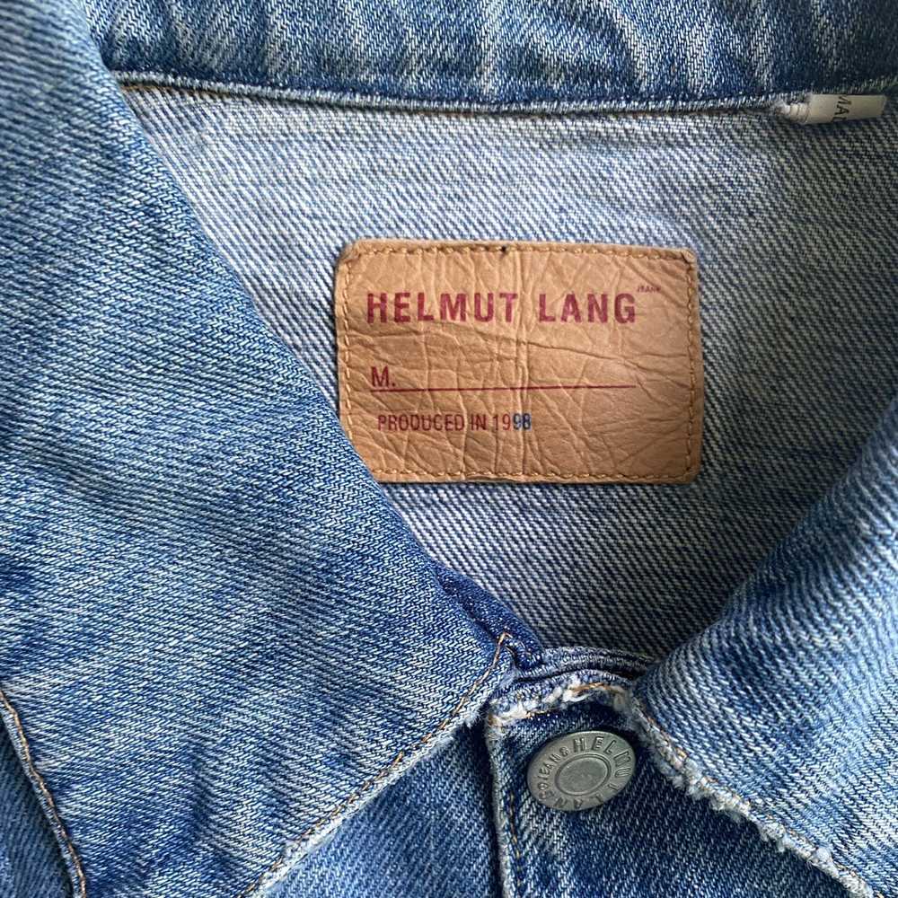 Helmut Lang Vintage 1998 Archive Denim Jacket - image 4
