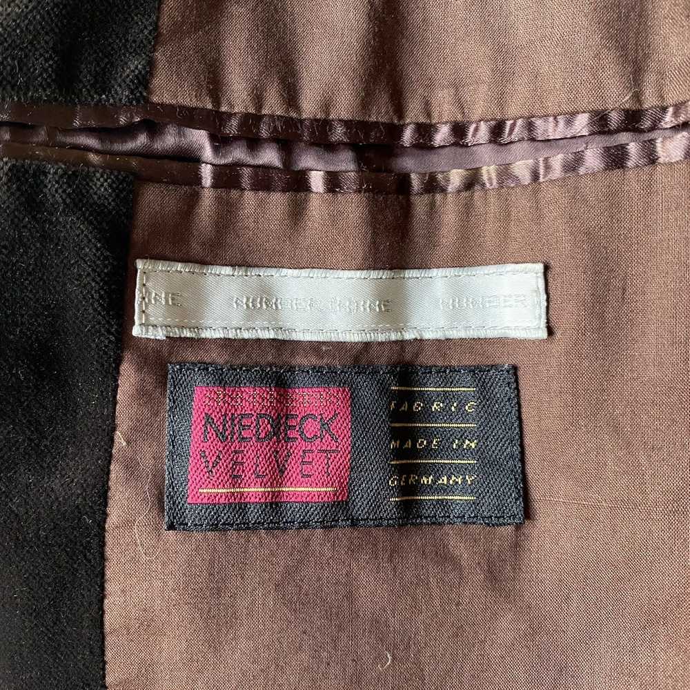 NUMBER (N)INE N(N) X Niedieck Velvet Blazer AW01 … - image 8