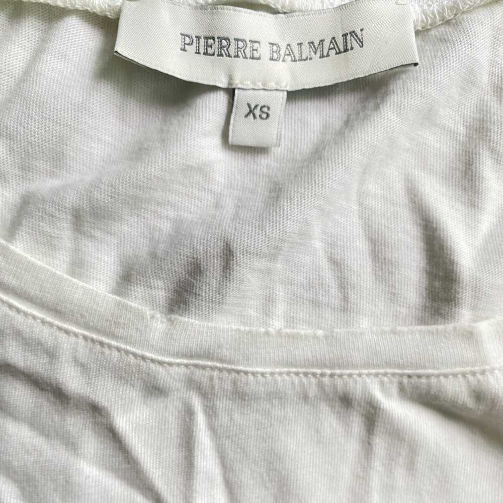 Pierre Balmain Oversize Distressed T Shirt - image 3
