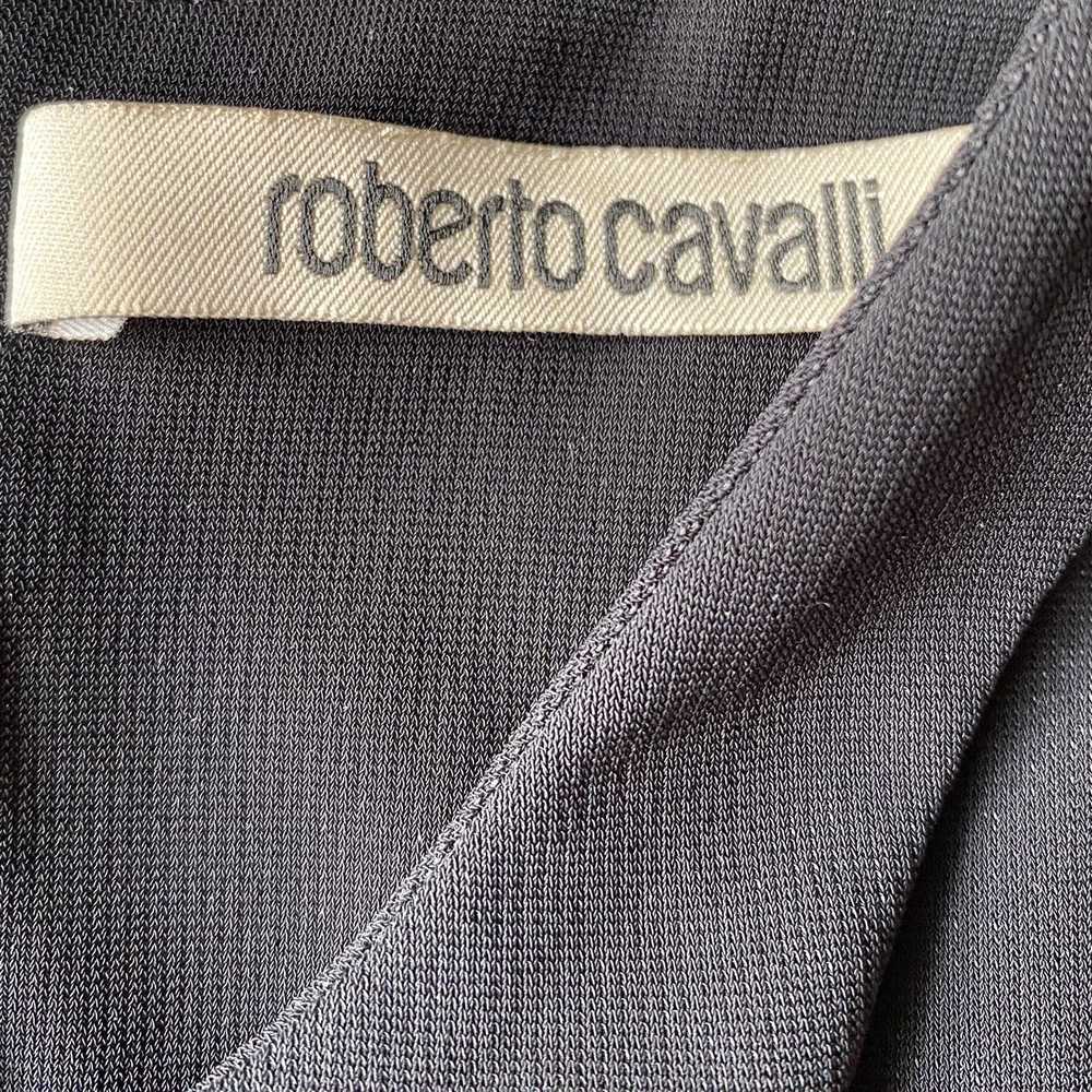 Roberto Cavalli Size 38 Black/Brown Tiger Print D… - image 7