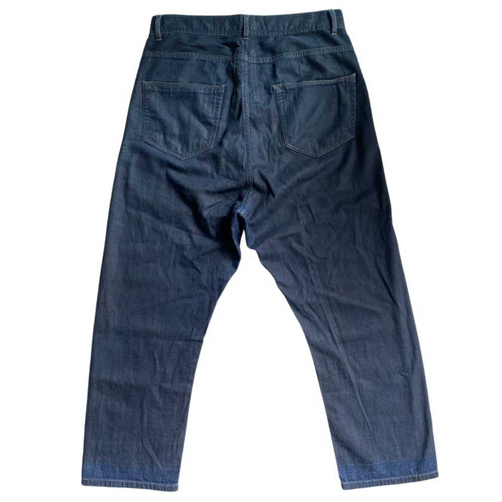 Rick Owens Black Coated Wax Cropped Denim Jeans - image 2