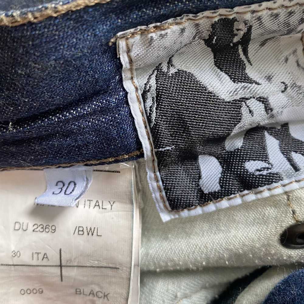 Rick Owens Black Coated Wax Cropped Denim Jeans - image 5