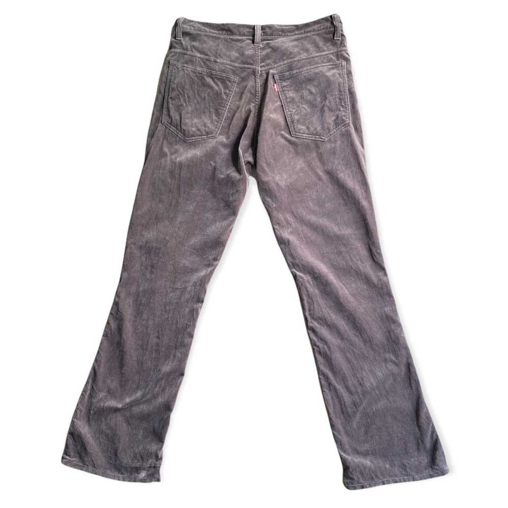 Junya Watanabe MAN 2002 Velour Bootcut Pants - image 2