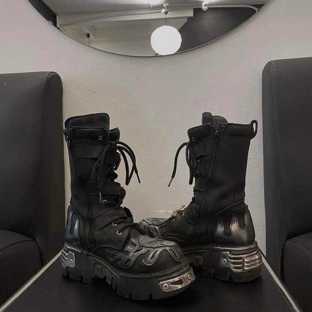 New Rock - Newrock Heavy Metallic Boots - image 2