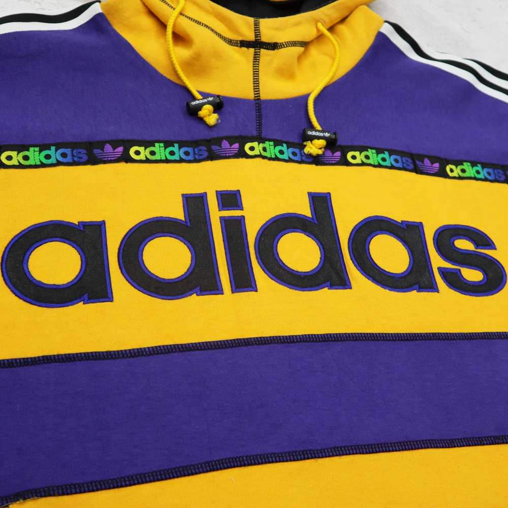 Vintage 90s ADIDAS Descente Japan Big Logo Multi … - image 2