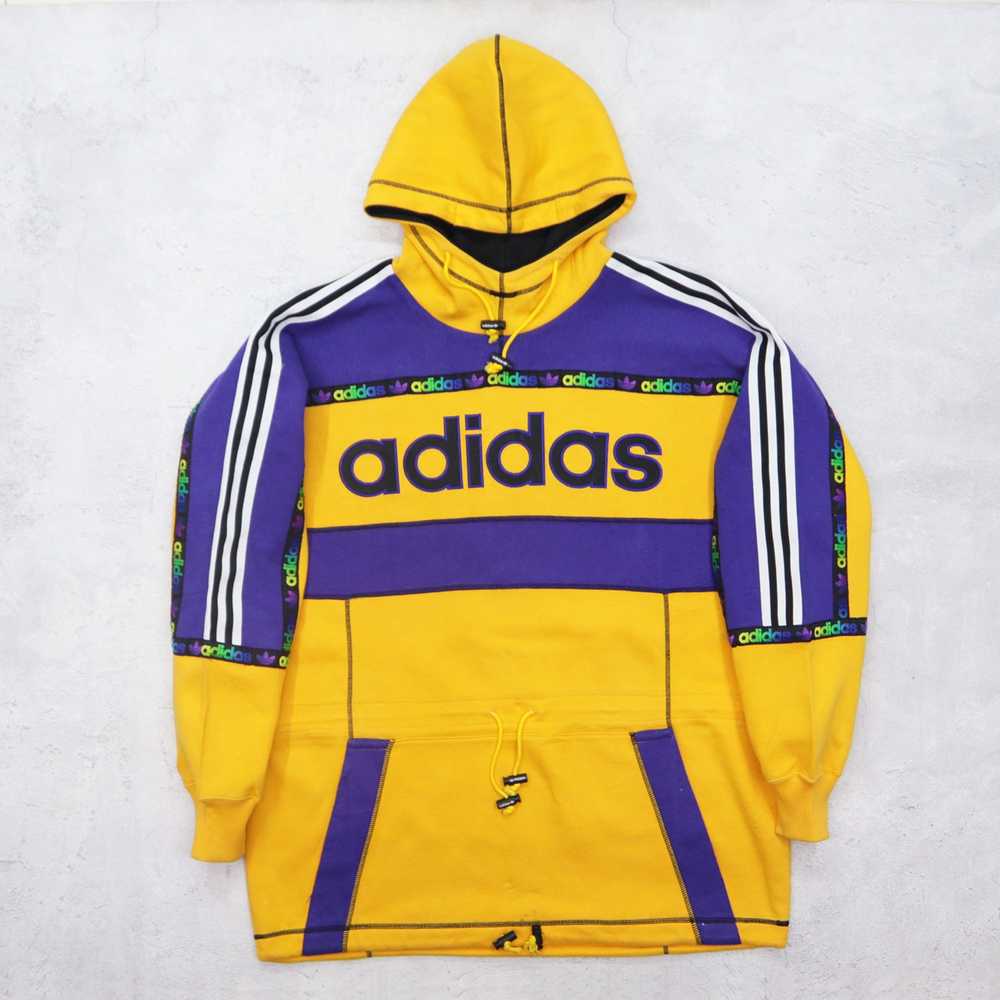 Vintage 90s ADIDAS Descente Japan Big Logo Multi … - image 5