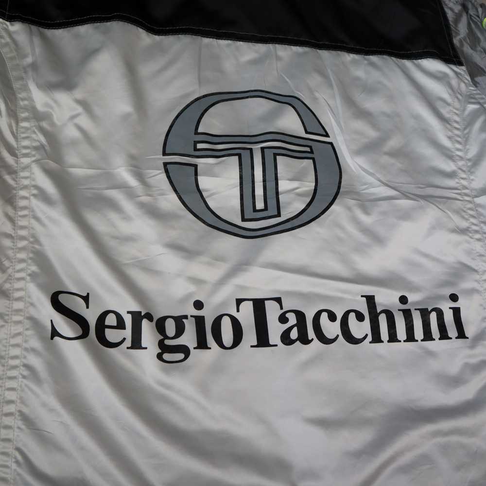 Vintage 90s SERGIO TACCHINI Spellout Big Logo Par… - image 8