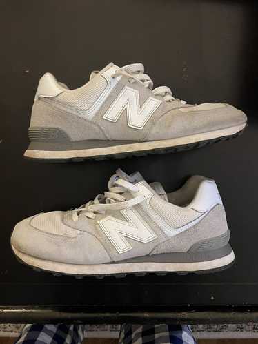 New Balance White New Balance 574