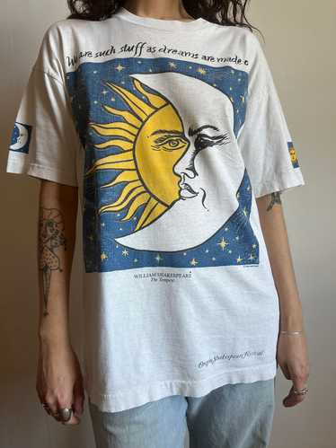 Vintage 1990's Shakespeare Sun and Moon Cotton T-S