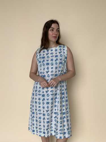 Blueberry print vintage dress - image 1