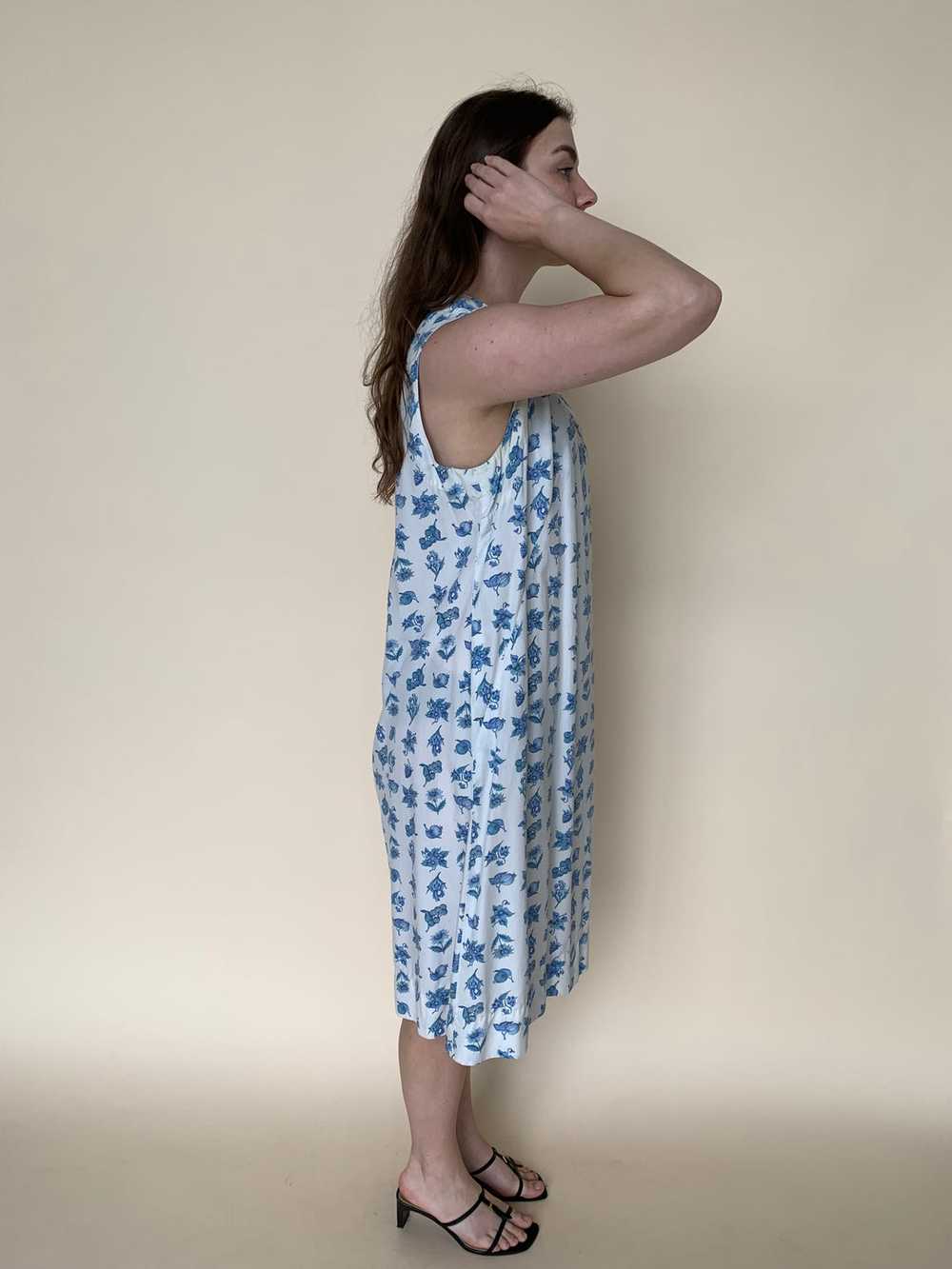 Blueberry print vintage dress - image 3
