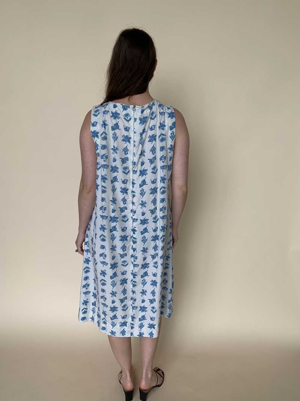 Blueberry print vintage dress - image 5