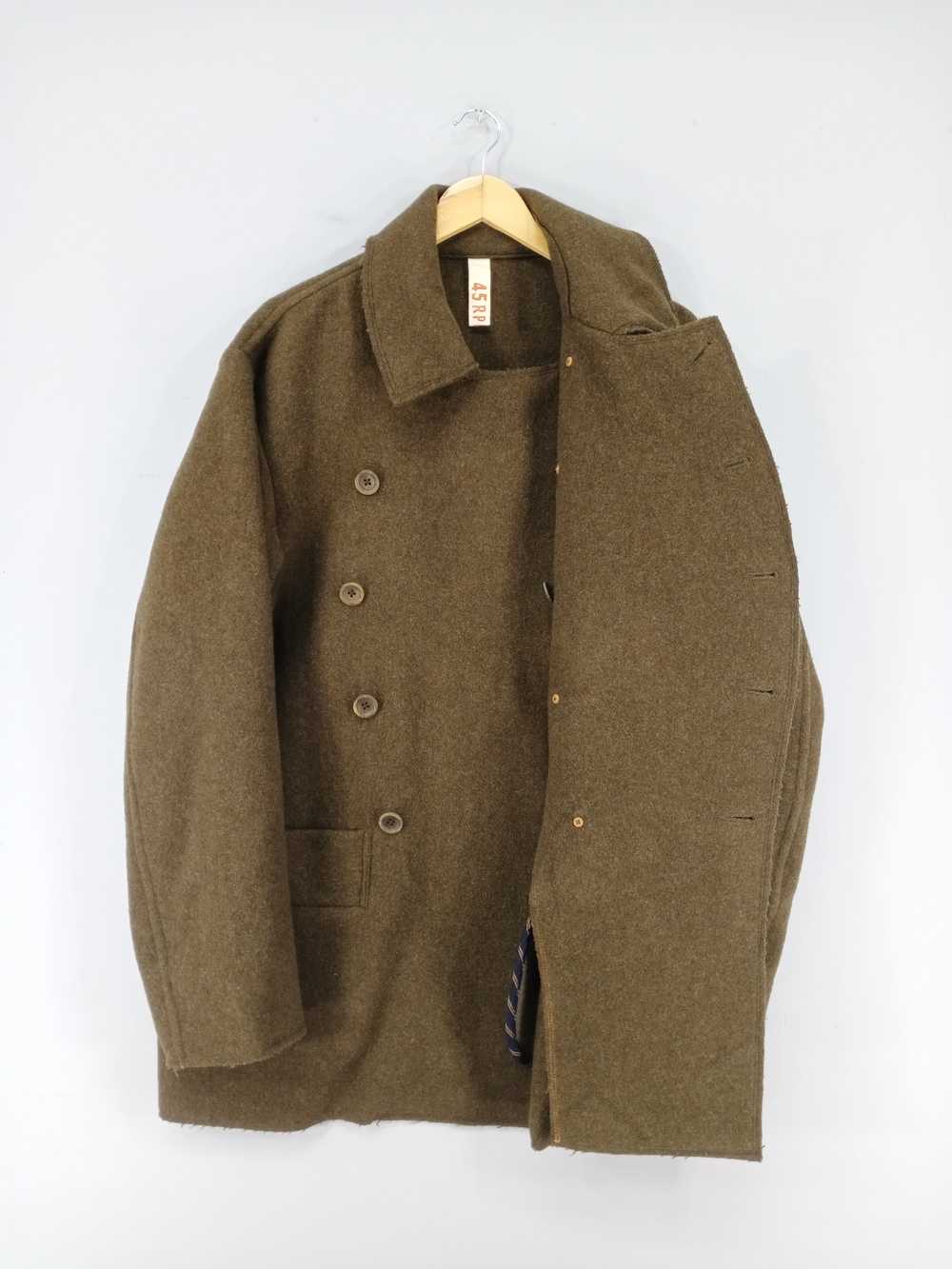 💥RARE💥Vintage 45rpm Wool Peacoat Heavy Coat Jac… - image 3