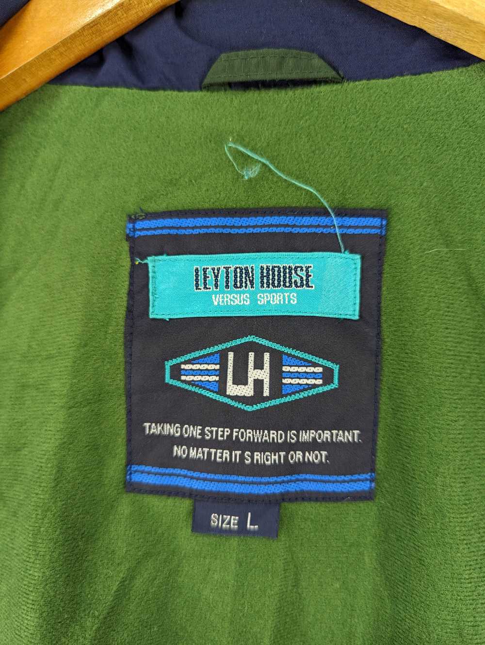 🔥RARE🔥Vintage Leyton House Zipper Jacket With H… - image 8