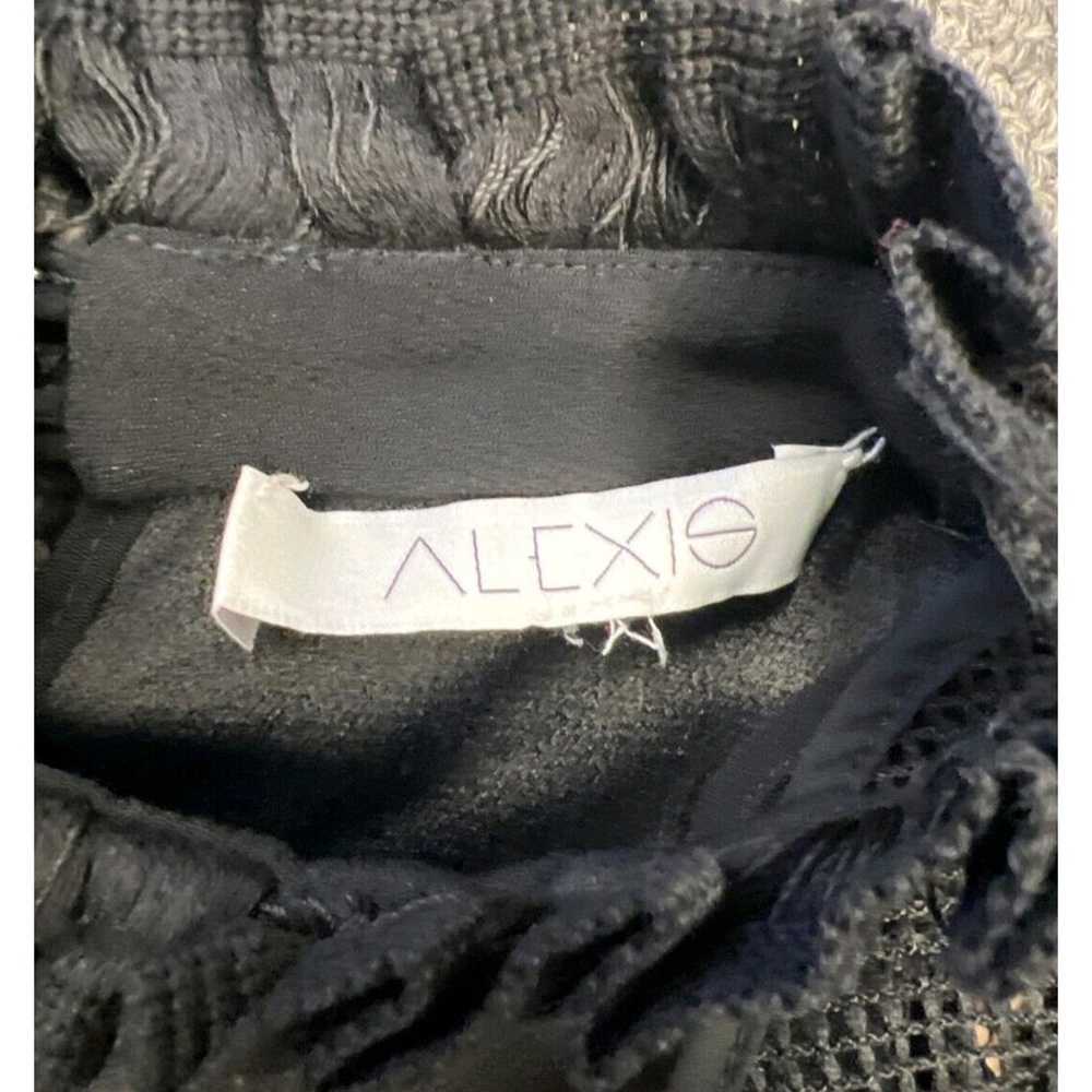 Alexis Romper Black Zip Adjustment Back Sleevless… - image 6