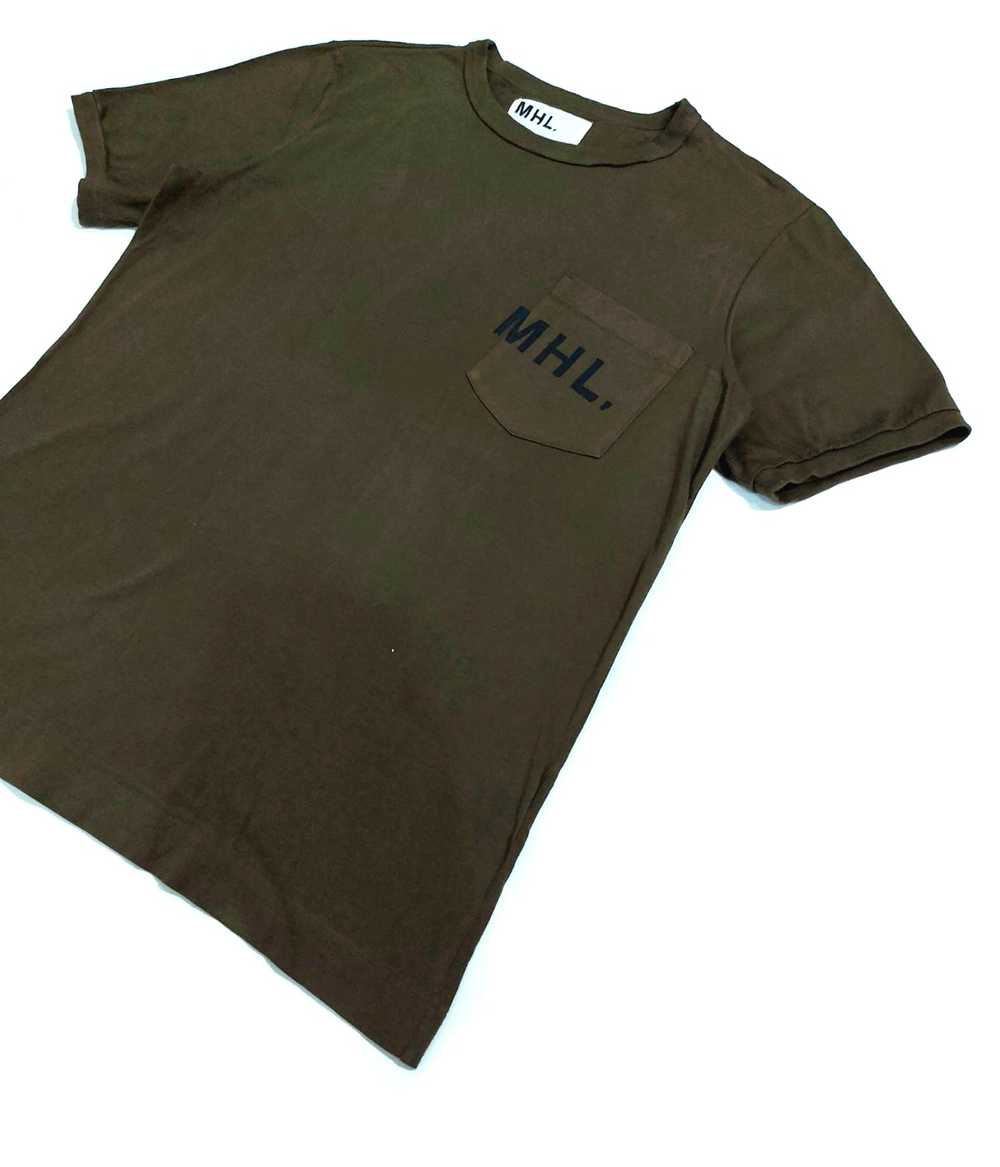 RARE! MARGARET HOWELL "MHL." SPELL OUT POCKET TEE - image 2
