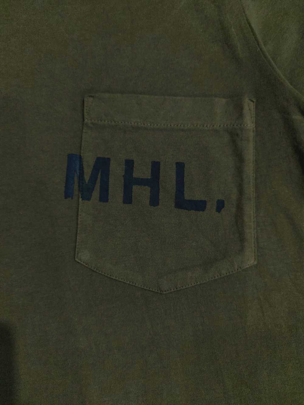 RARE! MARGARET HOWELL "MHL." SPELL OUT POCKET TEE - image 4
