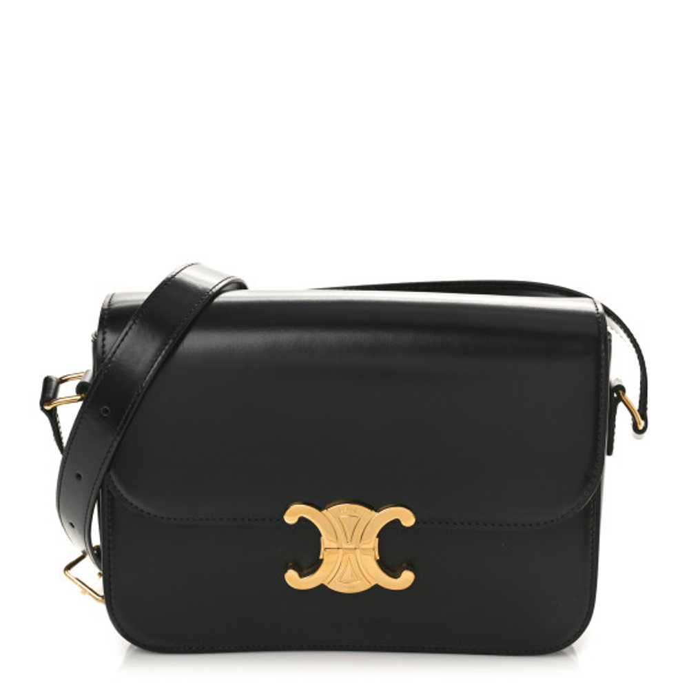 CELINE Shiny Calfskin Teen Triomphe Black - image 1