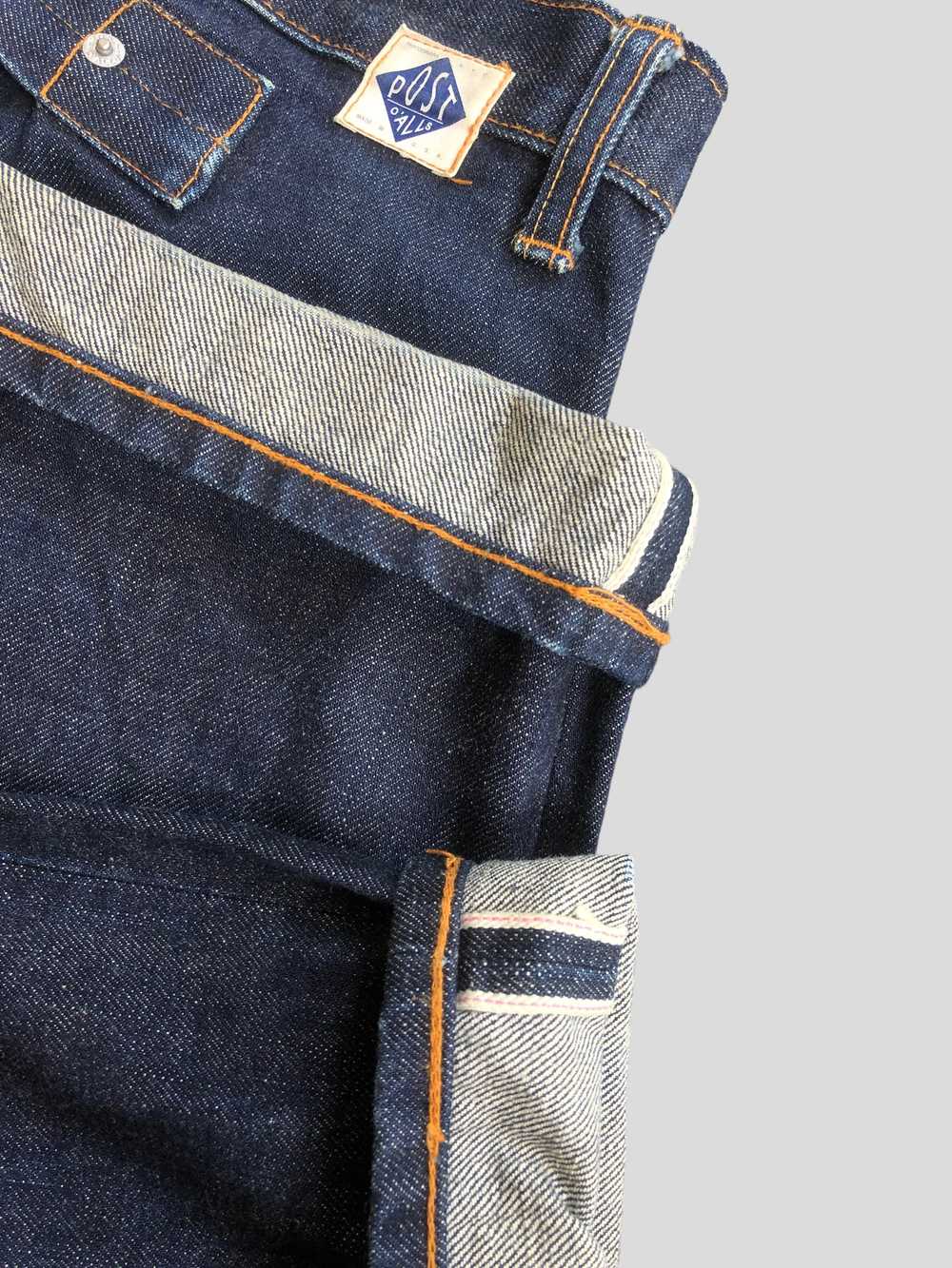 Post Overalls - Vintage Post O'Aalls Selvedge Den… - image 5