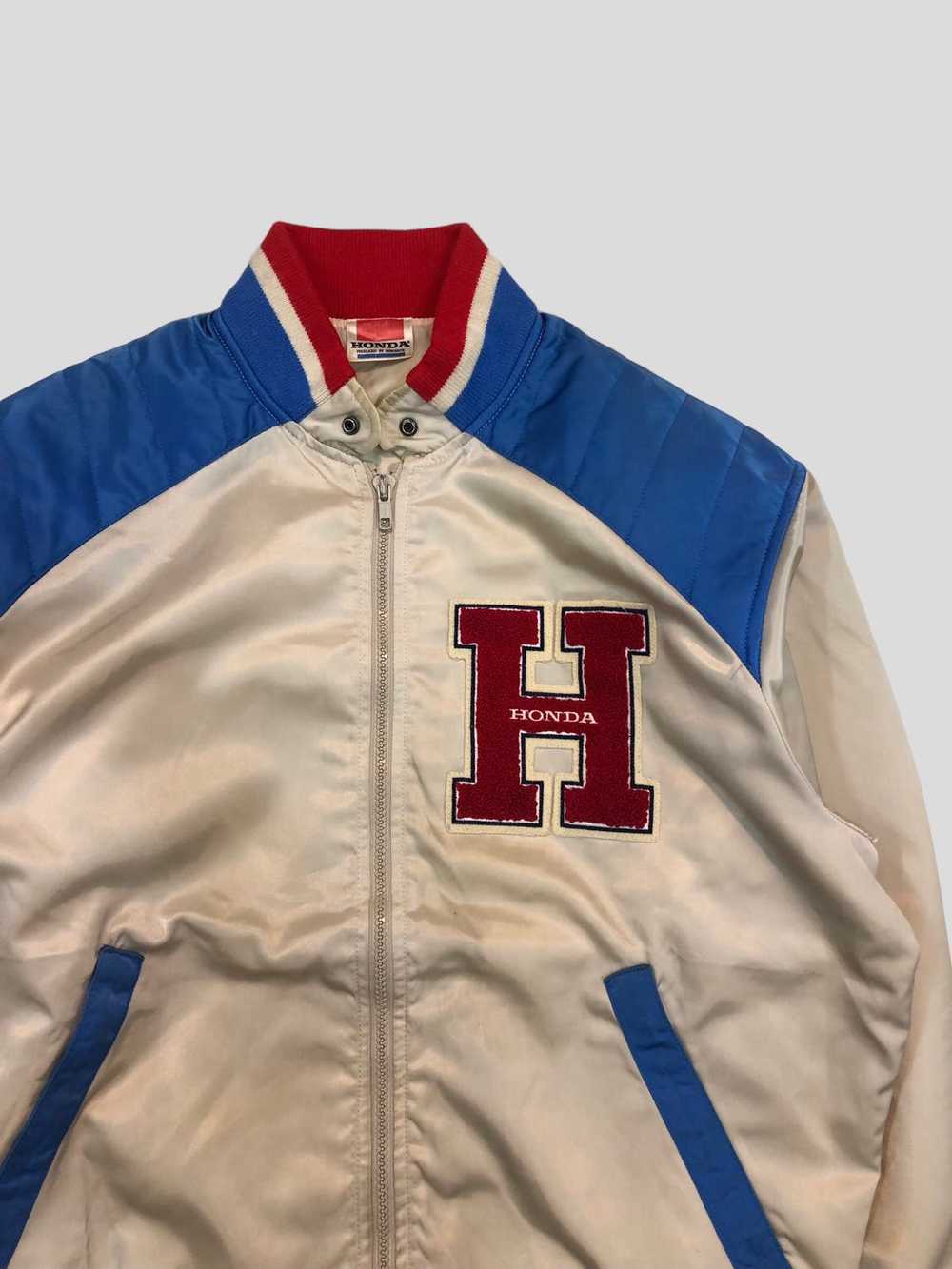 Classic Honda Goldwing Motorcycle Fleece Letterman Jacket