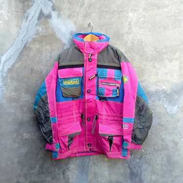 Mistral Bomber Jacket Ski Wear Vintage Mistral buy Multicolor Sportswear Winter Snow Jacket fit S / tag L