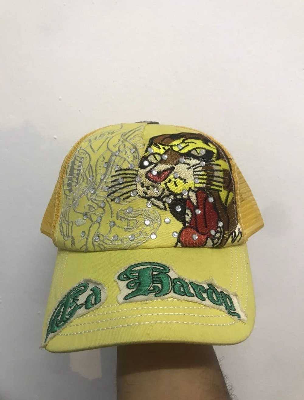 Vintage - Rare VTG Ed Hardy X C.A Tiger Swarovski… - image 1