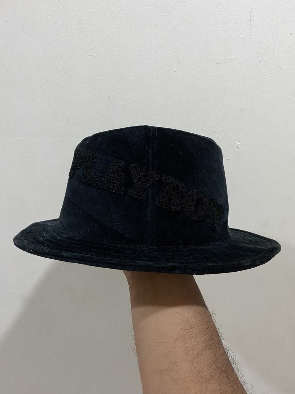 Playboy All Black Bunny Spell Out Bucket Hat - image 1