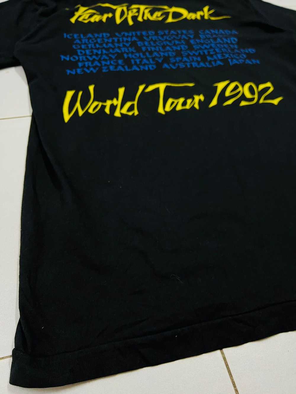 Vintage Iron Maiden World Tour 1992 Tee - image 11