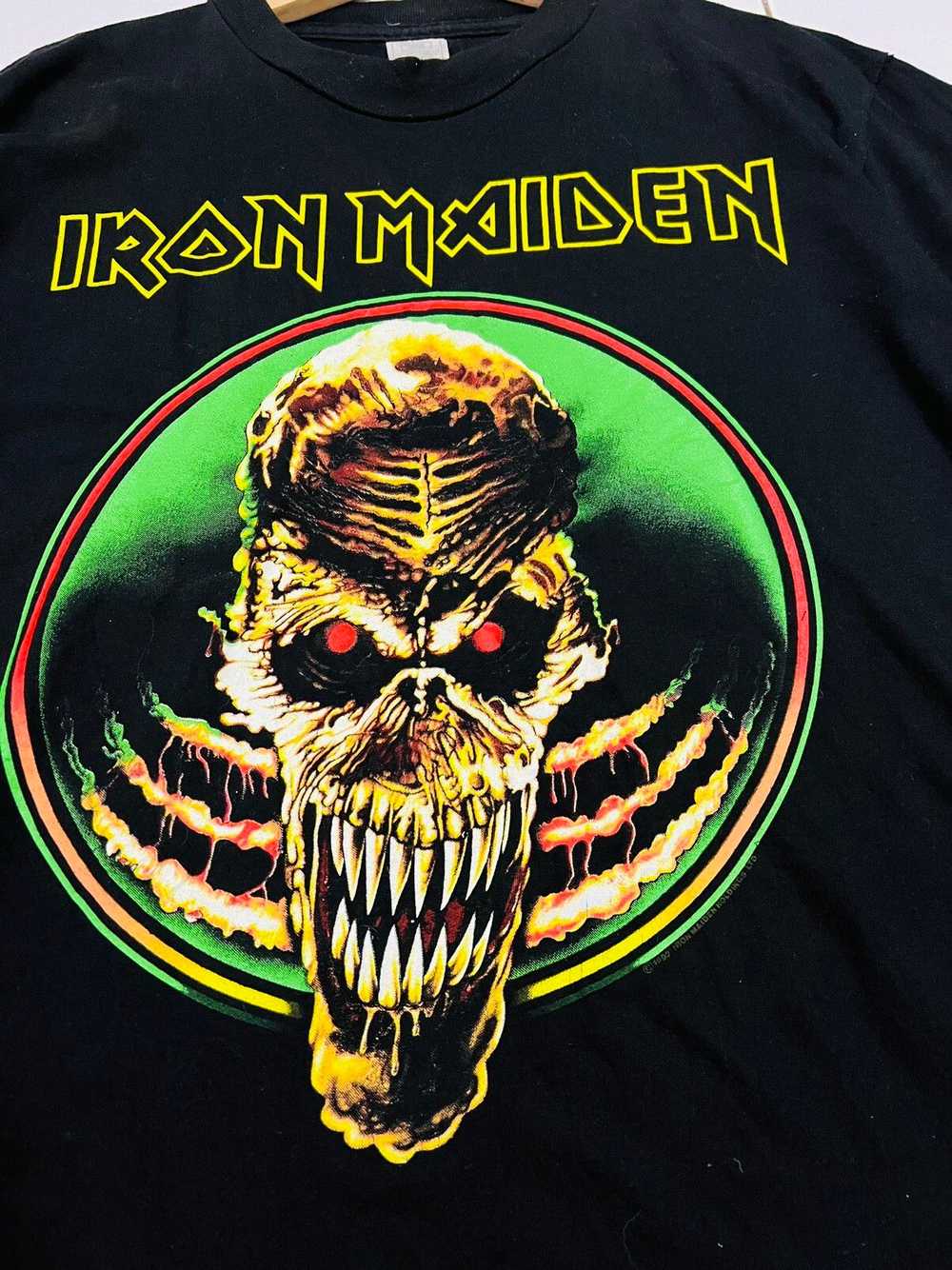 Vintage Iron Maiden World Tour 1992 Tee - image 3