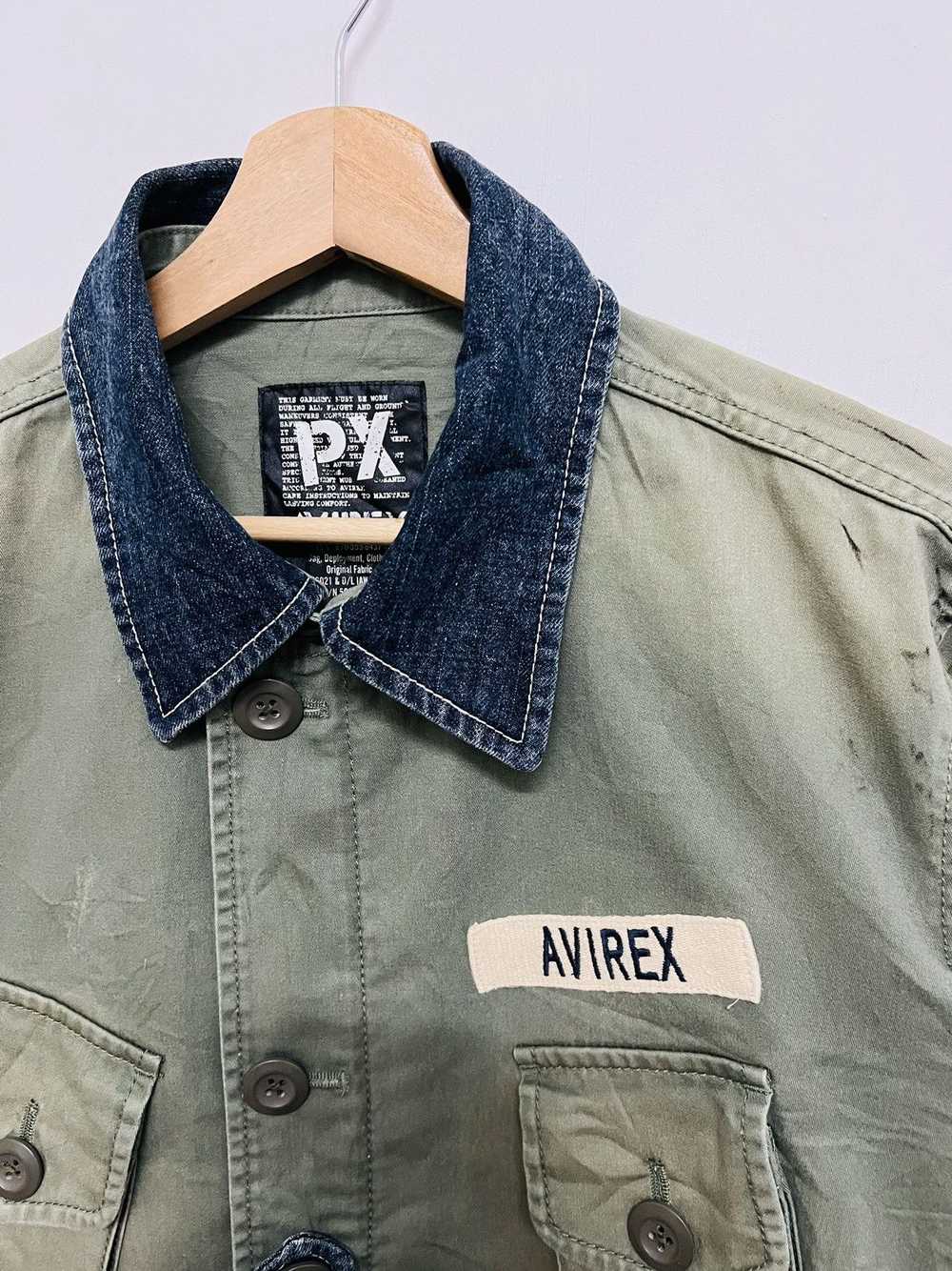 Avirex Cargo Military Spec Light Denim Jacket - image 4