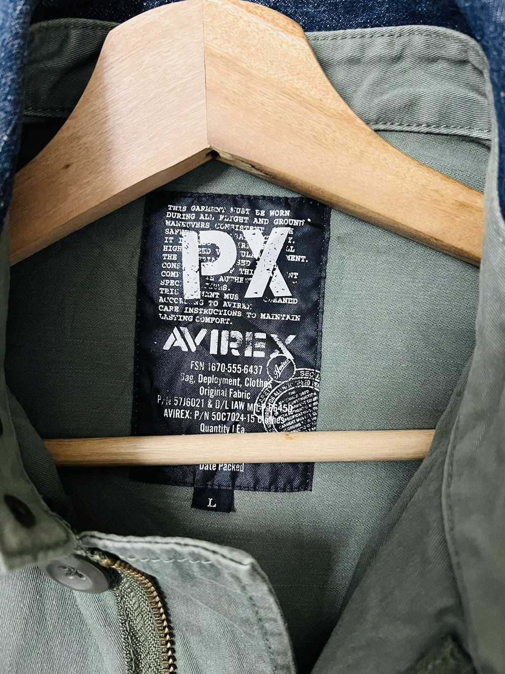 Avirex Cargo Military Spec Light Denim Jacket - image 8