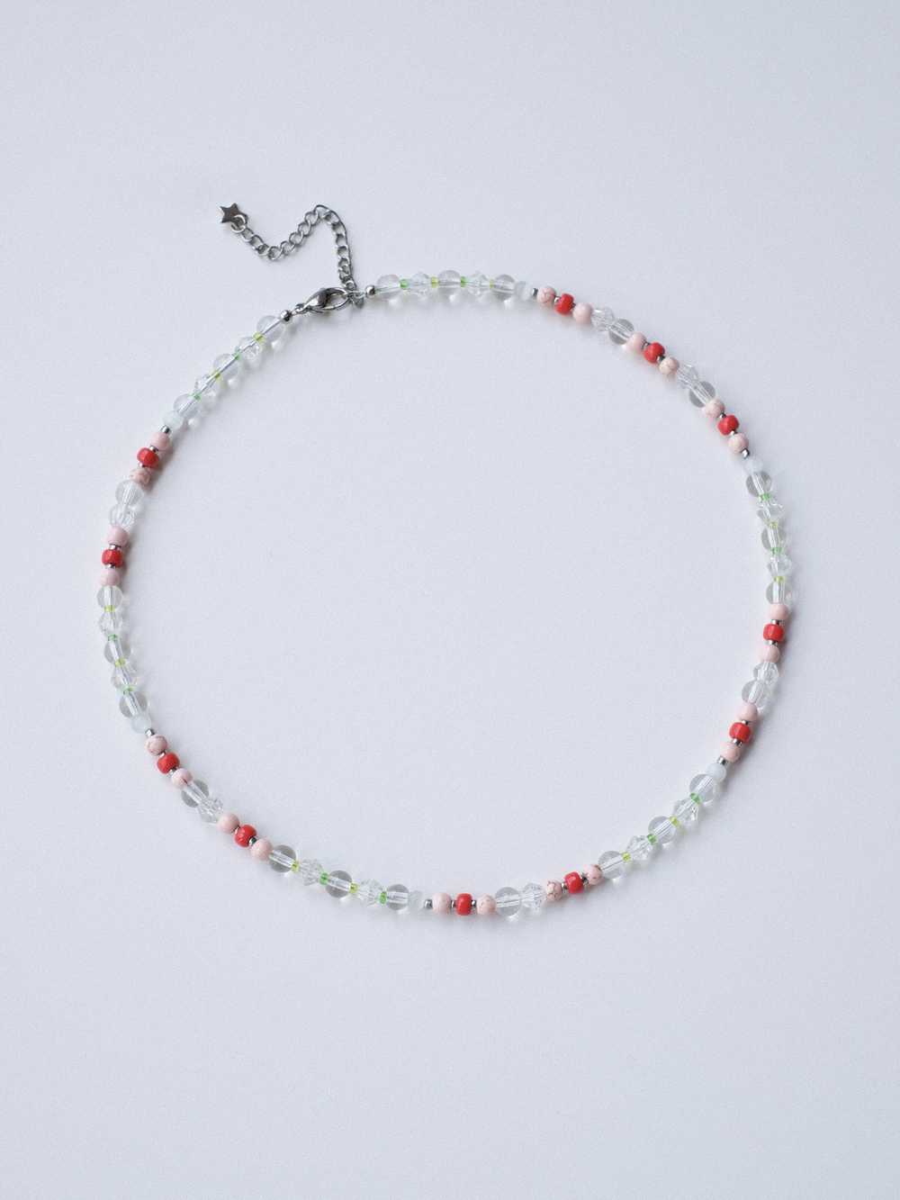 Cute Crystal Glass Beads Handmade Beaded Necklace… - image 7