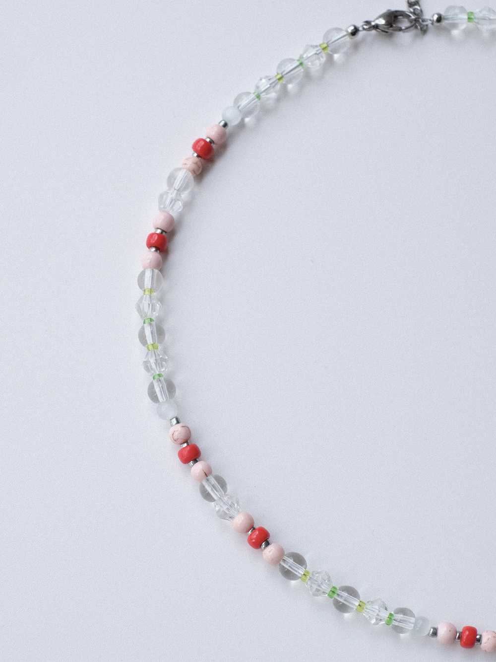 Cute Crystal Glass Beads Handmade Beaded Necklace… - image 9