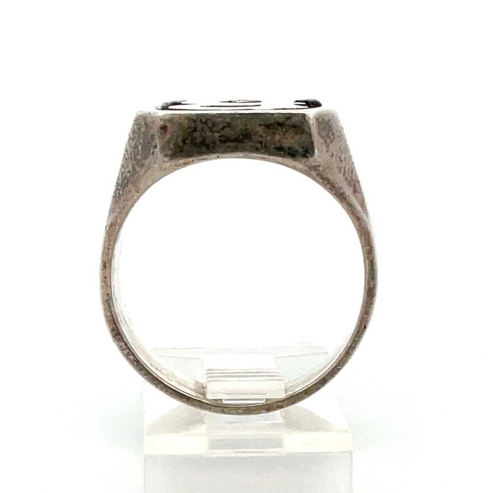 Sterling Silver "R" Initial Ring Size 9.5 - image 7