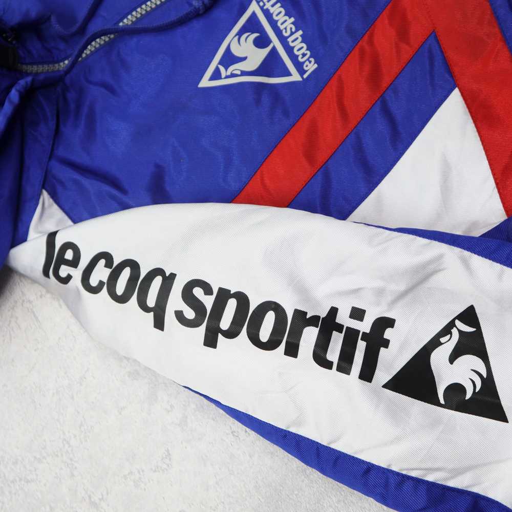 Vintage 90s LECOQ SPORTIF Big Logo Spellout Multi… - image 4