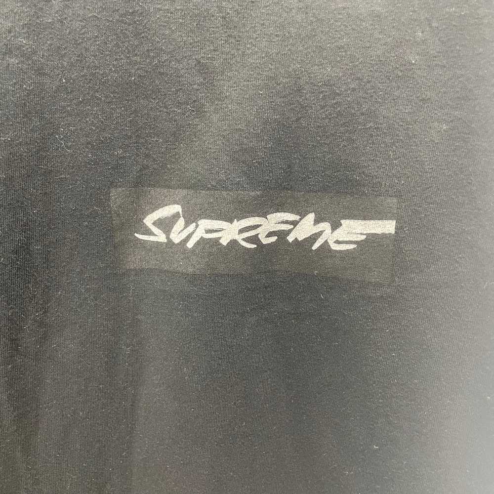 Supreme/T-Shirt/L/Cotton/BLK/PAINT STROKE BOX LOGO - image 3