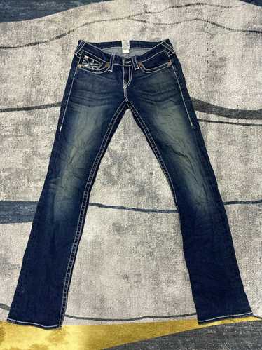 Rare Distressed True Religion Painted