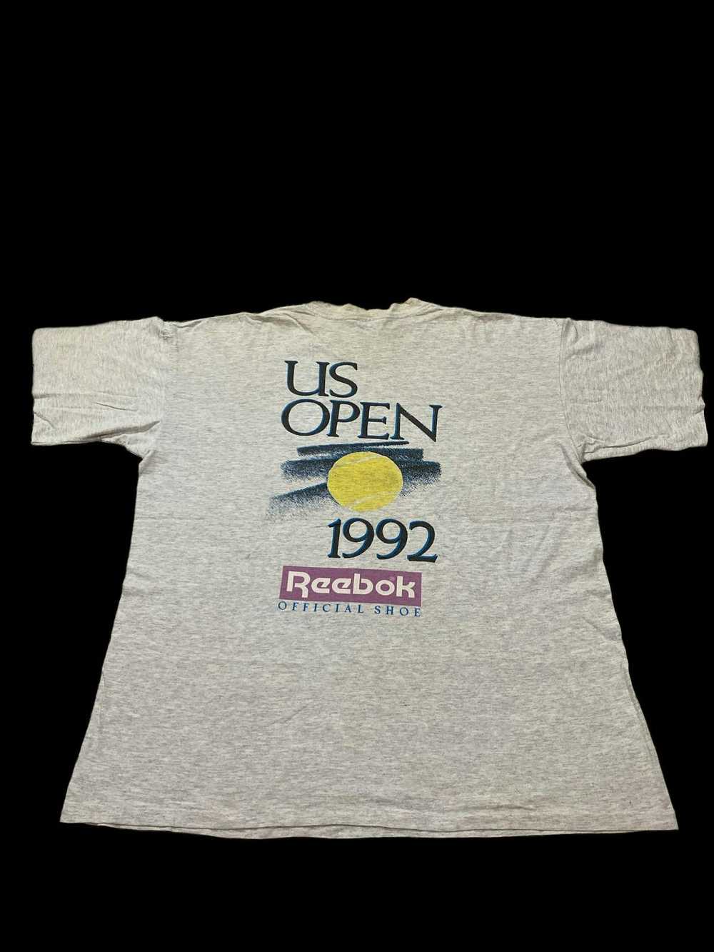 Vintage US Open Tshirt 1992 Reebok Official Shoe … - image 1