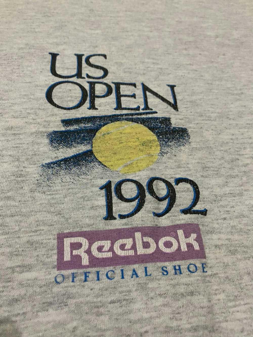 Vintage US Open Tshirt 1992 Reebok Official Shoe … - image 3